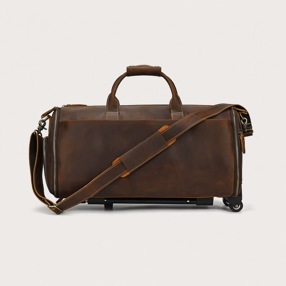 leather transport bag