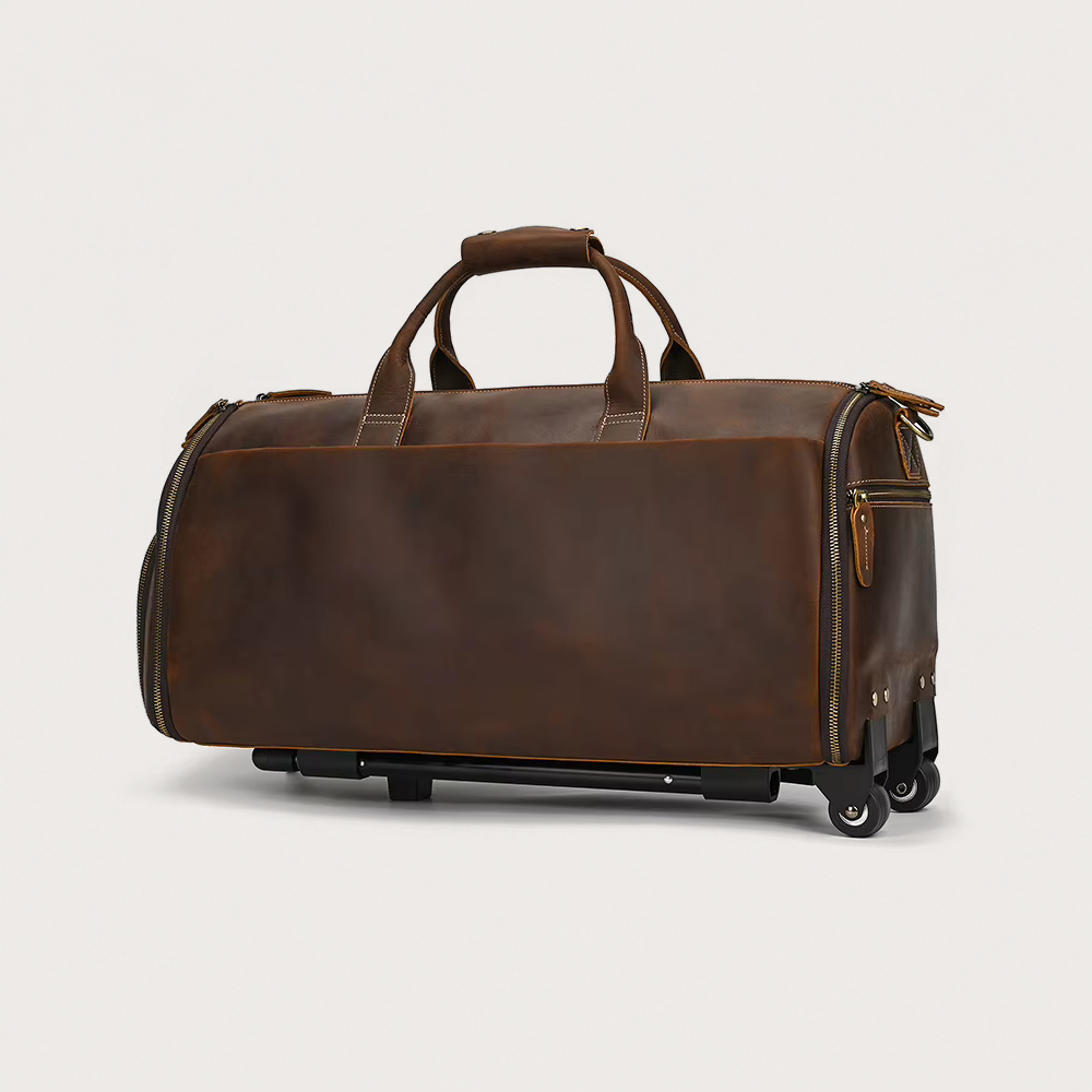 leather transport bag