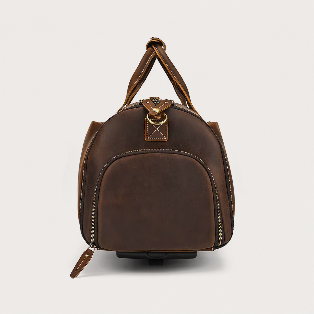 leather transport bag