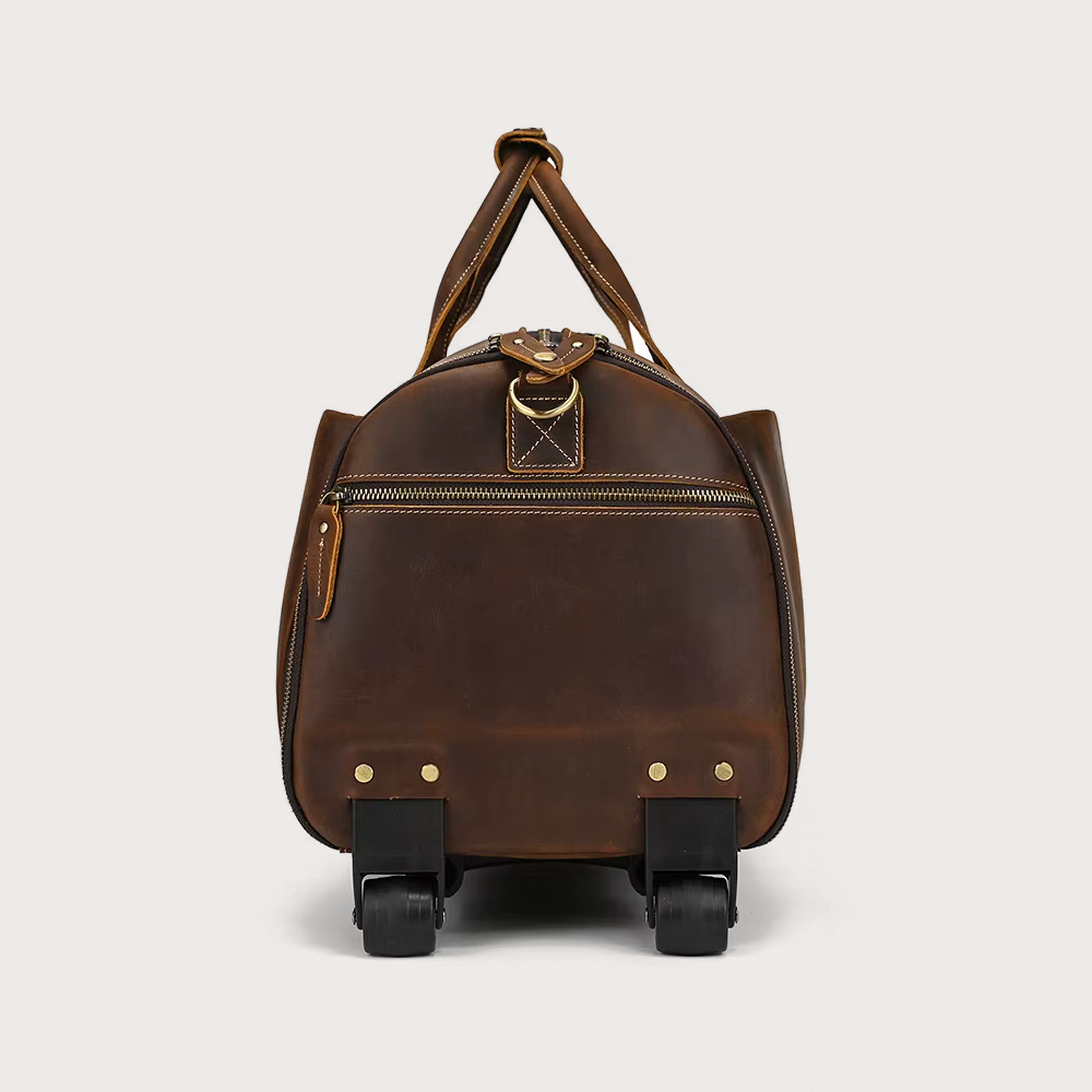 leather transport bag